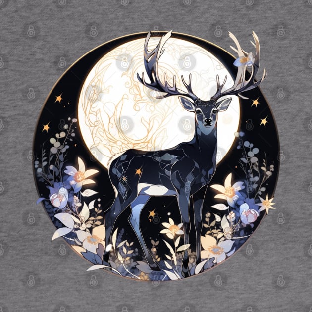 Moon Deer by DarkSideRunners